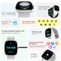 Smartwatch COOL Border Silicone Rosa (Amoled, Chamadas, Esporte, Saúde)