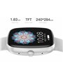 Smartwatch COOL Border Silicone Rosa (Amoled, Chamadas, Esporte, Saúde)