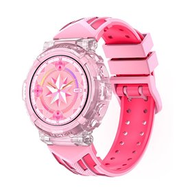 Smartwatch COOL Clever Silicone Rosa (Chamadas, Esporte, Saúde)