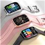 Smartwatch COOL Delta Silicone Rosa (Amoled, Chamadas, Esporte, Saúde)