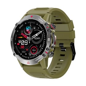 Smartwatch COOL Ecrã AMOLED Adventure Verde (Chamadas, Esporte, Saúde)