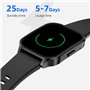 Smartwatch COOL Ecrã Amoled Curved Cinza Escuro (Chamadas, Esporte, Saúde)