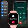 Smartwatch COOL Ecrã Amoled Curved Rosa (Chamadas, Esporte, Saúde)