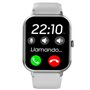 Smartwatch COOL Forest Silicone Prata (Chamadas, Esporte, Sono, Câmera)