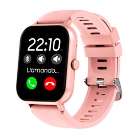 Smartwatch COOL Forest Silicone Rosa (Chamada, Esporte, Sono, Câmera)