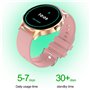 Smartwatch COOL Iris Silicone Rosa (AMOLED, Chamadas, Esporte, Saúde)