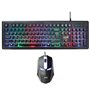 Teclado espanhol Cabo USB Kit para PC Teclado gaming + rato (iluminação) COOL Flórida