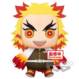 Banpresto kimetsu no yaiba matador de demônios grande pelúcia kyojuro rengoku pelúcia