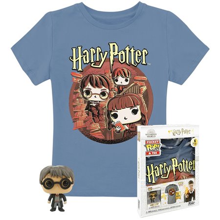 Camiseta Pop & Tee Harry Potter Funko + Trio Tamanho S