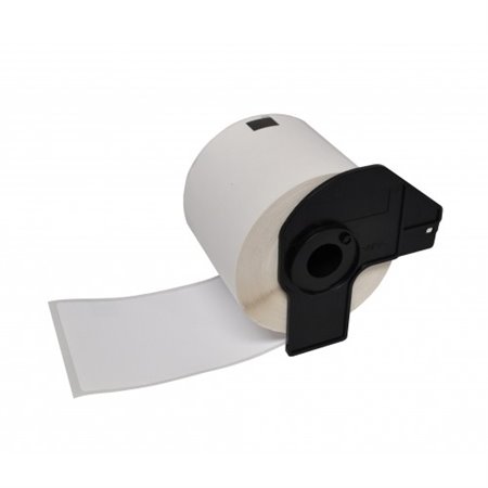 Brother DK22214 - Etiquetas de Tamanho personalizado - Largura 12mm x 30,48 metros - Texto Preto sobre fundo branco - Compatível