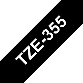 Brother TZe355 Cinta Laminada de Etiquetas - Compatível