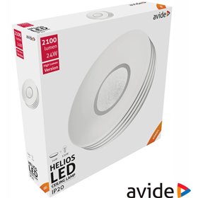 Aplique Led Redondo Teto 24W 380Mm 4000K 2100Lm Avide