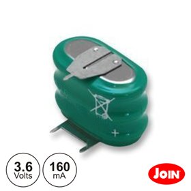 Bateria Ni-Mh 3.6V 160Ma C/ Patilhas Join