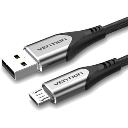 Cabo USB 2.0 Vention COAHD, USB Macho - MicroUSB Macho, Até 60W, 480Mbps, 50cm, Cinza