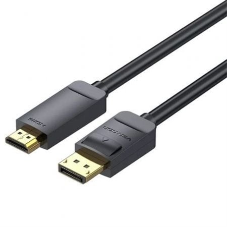 Cabo Conversor Vention HAGBH, DisplayPort Macho - HDMI 4K Macho, 2m, Preto