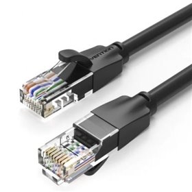 Cabo de Rede RJ45 UTP Vention IBEBD Cat.6, 50cm, Preto