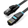 Cabo de Rede RJ45 UTP Vention IBJBF Cat.6A, 1m, Preto