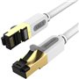 Cabo de Rede RJ45 SFTP Vention ICDHF Cat.7, 1m, Cinza