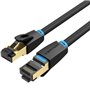 Cabo de Rede RJ45 SFTP Vention IKABK Cat.8, 8m, Preto