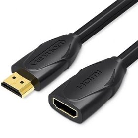Extensão HDMI Vention VAA-B06-B100, HDMI Macho - HDMI Fêmea, 1m, Preto