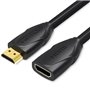 Extensão HDMI Vention VAA-B06-B300, HDMI Macho - HDMI Fêmea, 3m, Preto