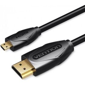 Cabo HDMI Vention VAA-D03-B300, HDMI Macho - Micro HDMI Macho, 3m, Preto