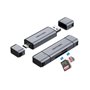 Leitor de Cartões Externo Vention CLKB0, USB 3.0 e USB Tipo-C