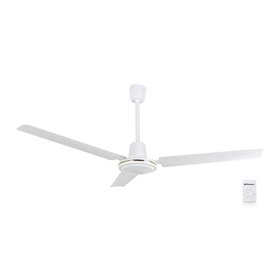 Orbegozo CF 85120 Ventilador de teto potente e eficiente - 3 lâminas para grande fluxo de ar - 5 velocidades de ventilação