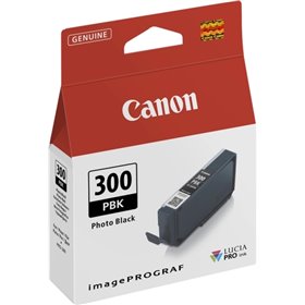 Tinteiro original Canon PFI300 para fotografia preta - 4193C001/PFI300PBK