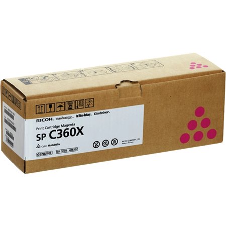 Toner original Ricoh Aficio SP-C361 Magenta - 408252/SPC360X
