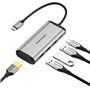 Dock USB Tipo-C Vention CNBHB, 1xHDMI, 3xUSB, 1xUSB Tipo-C PD, Cinza