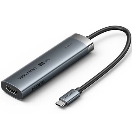 Dock USB Tipo-C Vention TGMHB, 3xUSB, 1xHDMI, 1xUSB Tipo-C PD