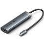 Dock USB Tipo-C Vention TGMHB, 3xUSB, 1xHDMI, 1xUSB Tipo-C PD