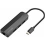 Dock USB Tipo-C Vention TGOBB, 3xUSB, 1xRJ45, 1x Micro B PD, Preto