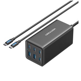 Carregador de Parede Vention FENB0-EU, 4xUSB Tipo-C, 2xUSB, 200W