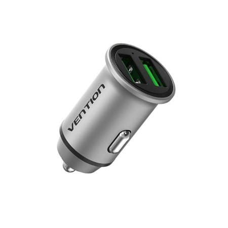 Carregador para Carro Vention FFAH0, 2xUSB, 18W