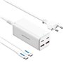 Carregador de Parede Vention FBSWG-EU, 2xUSB Tipo-C + Cabo USB Tipo-C, 2xUSB, 100W