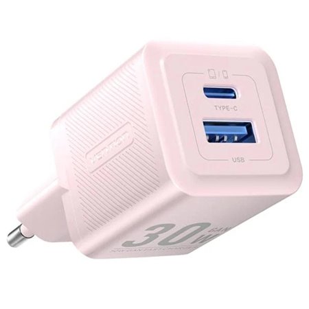 Carregador de Parede GaN Vention FEQP0-EU, 1xUSB Tipo-C, 1xUSB, 30W