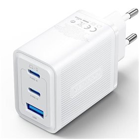 Carregador de Parede GaN Vention FERW0-EU, 2xUSB Tipo-C, 1xUSB, 65W