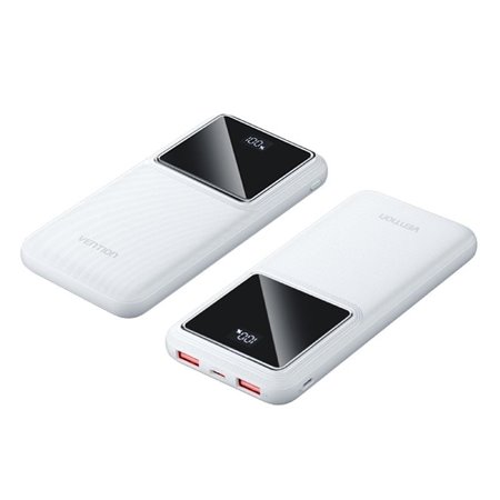Powerbank 10000mAh Vention FHKW0, 22.5W, Branca