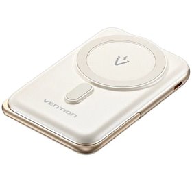Powerbank 10000mAh Vention FHNW0, 20W, Wireless, Branca