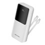 Powerbank 20000mAh Vention FHPW0, 22.5W, Branca, Inclui Cabo USB TIpo-C e Lightning