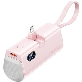 Powerbank 4800mAh Vention FHRP0, 22.5W, Rosa