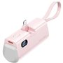 Powerbank 4800mAh Vention FHRP0, 22.5W, Rosa