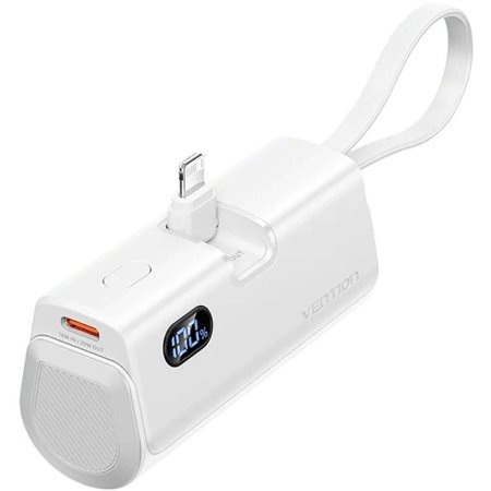 Powerbank 4800mAh Vention FHRW0, 22.5W, Branca