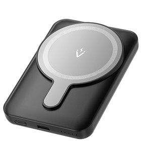 Powerbank 5000mAh Vention FHSB0, 20W, Wireless, Preta