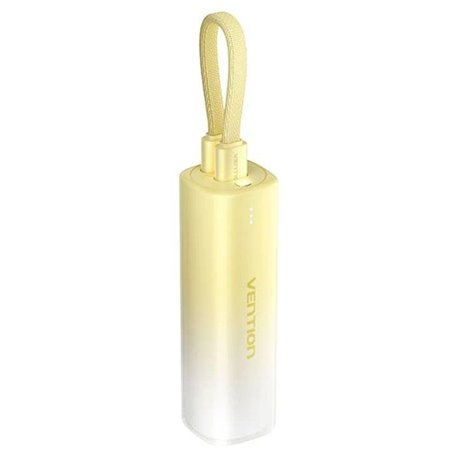 Powerbank 5000mAh Vention FHWY0, 20W, Wireless, Amarilla