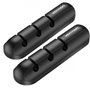 Organizador de Cabos em Espiral Vention KBTB0-2, 3 Portas, Pack de 2