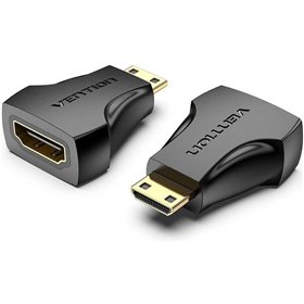 Adaptador HDMI AISB0, Mini HDMI Macho - HDMI Fêmea