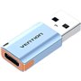 Adaptador USB 3.1 Vention CUAH0, USB Tipo-C Fêmea - USB Macho, Azul
